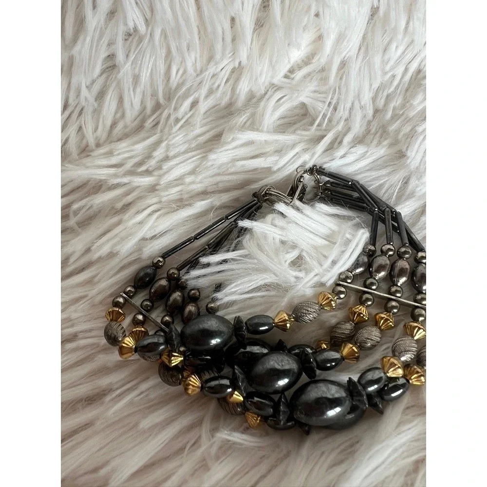 Vintage Hematite Bracelet 7